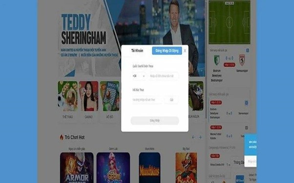 Hình ảnh về người dùng đăng nhập vào trang web 8xbet.